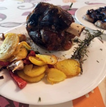 Platos del Restaurante de Finca La Parchite en Ronda